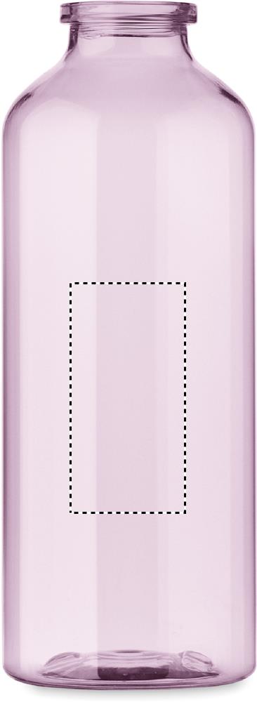 RPET bottle 500ml back 32