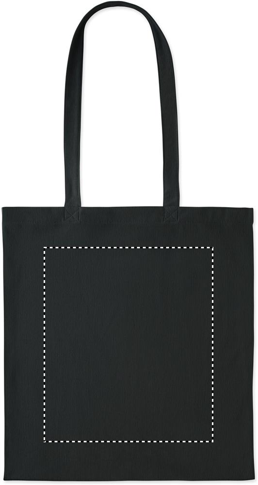 Shopper in velluto a coste front td1 03