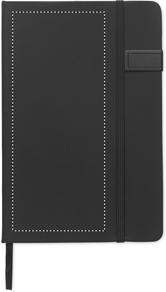 A5 notebook w/ integrated USB front 03