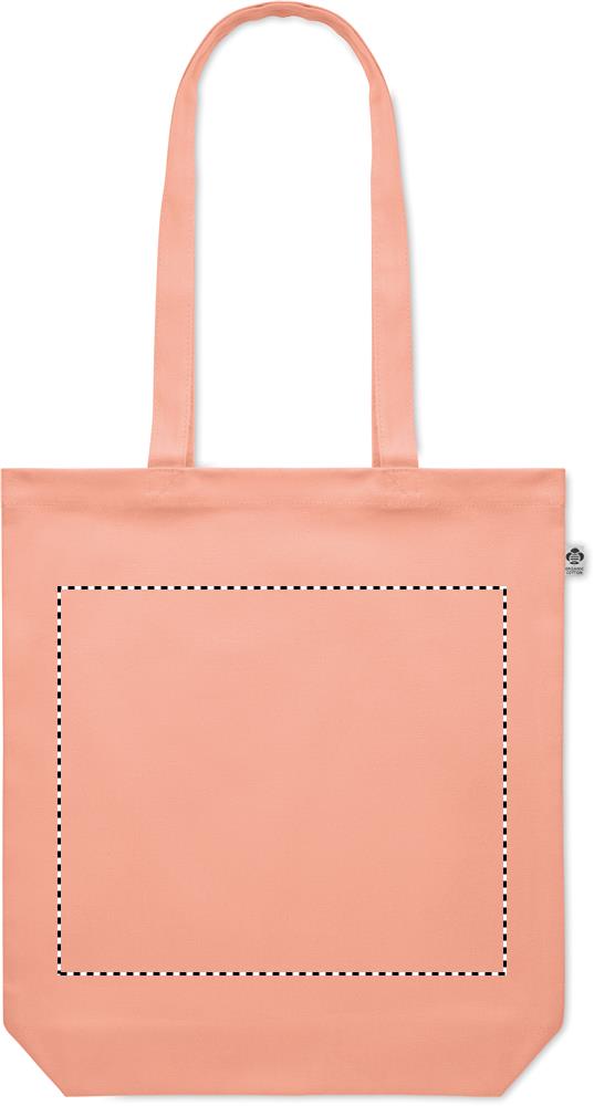 Canvas shopping bag 270 gr/m² front 10
