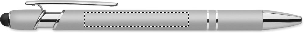 Penna in alluminio riciclato clip left handed 14