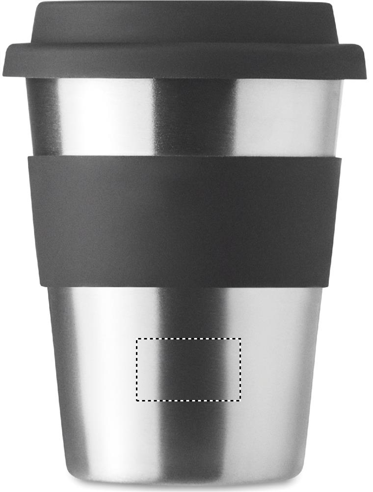 Tumbler stainless steel 350ml mug front lower 03