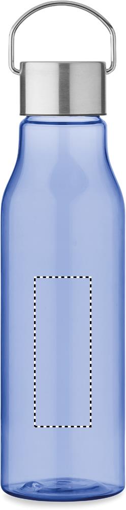 RPET bottle with PP lid 600 ml back 37