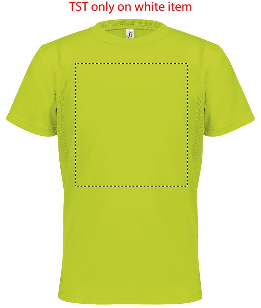 SPRINT KIDS SPORTS T-SHIRT front ne
