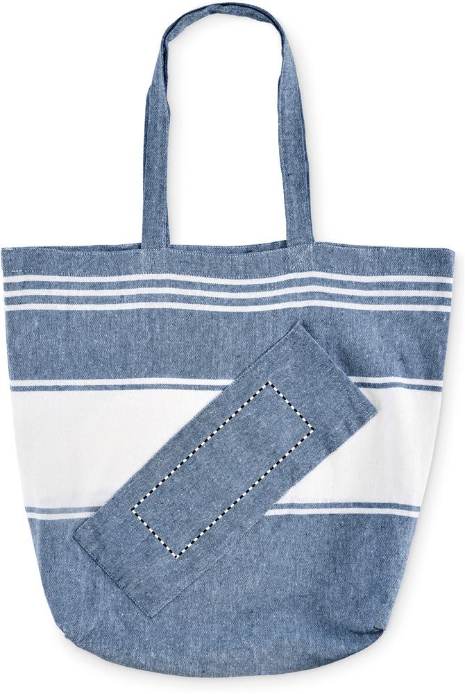 Borsa da spiaggia con telo bag side 2 04