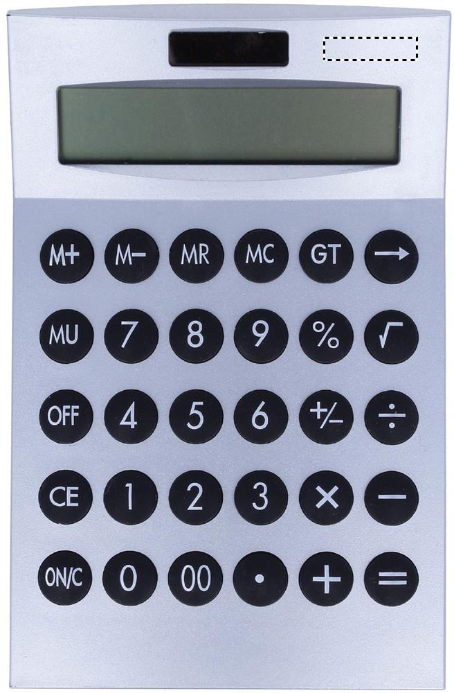 Basics 12-digits calculator right of solar cel 16