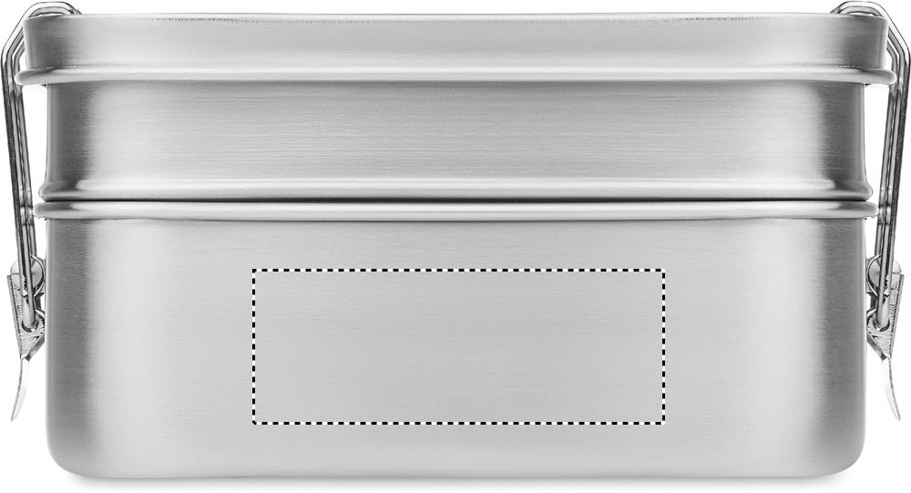 Stainless steel lunch box side 2 16