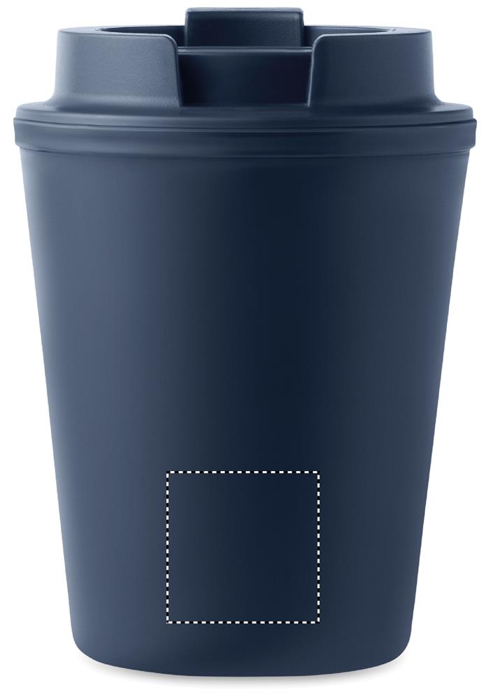 Recycled PP tumbler 300 ml back lower 85