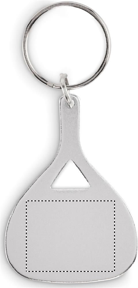Aluminium key ring side 2 16