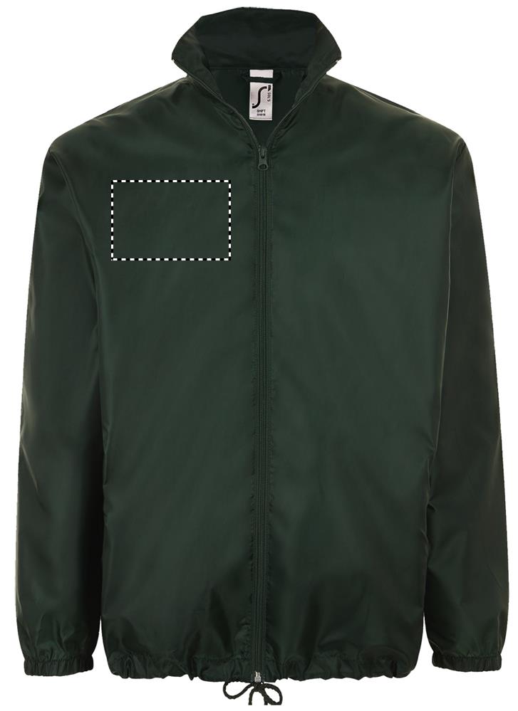 SHIFT UNISEX WINDBREAKER chest right fg