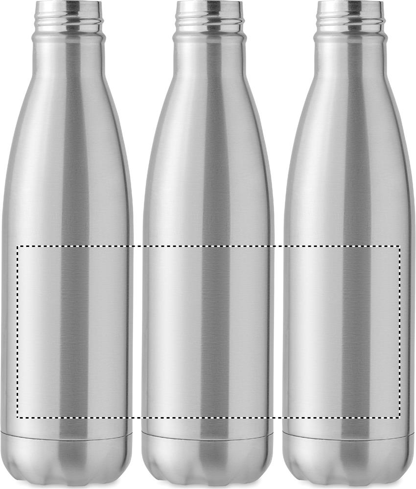 Double wall bottle 500 ml roundscreen 16