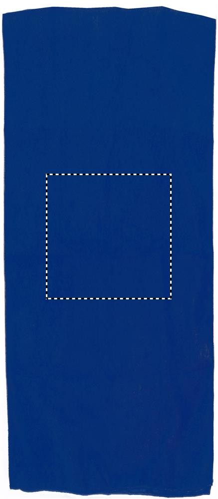 Sports towel with pouch towel back 37