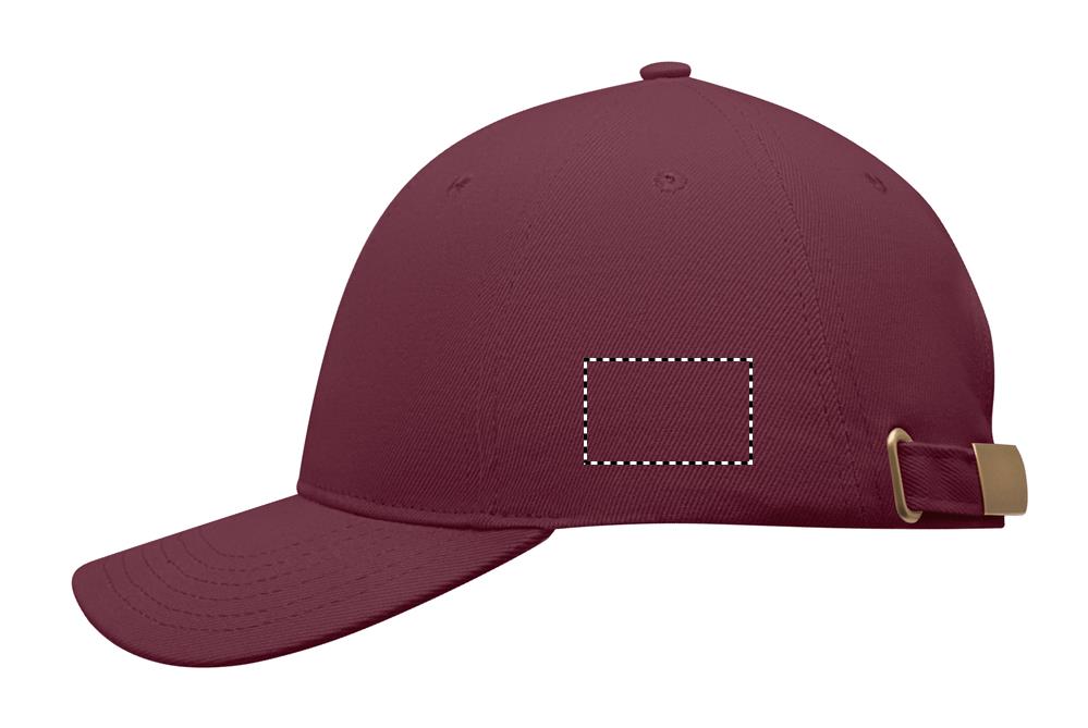 Cappellino 6 pannelli left side 02