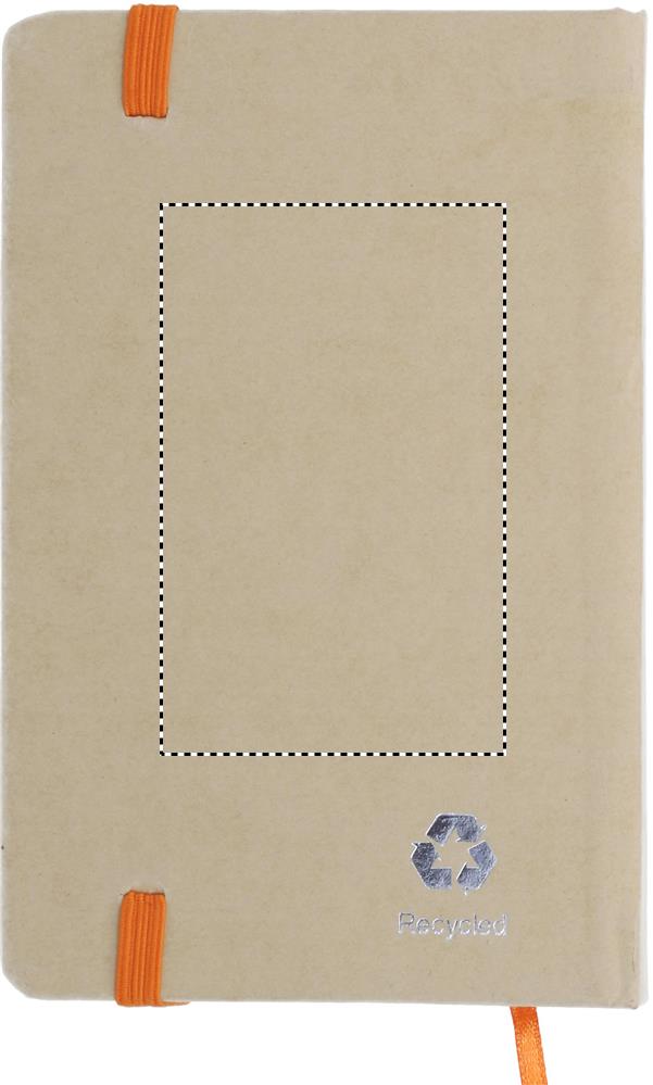 A6 recycled notebook 96 plain back 10
