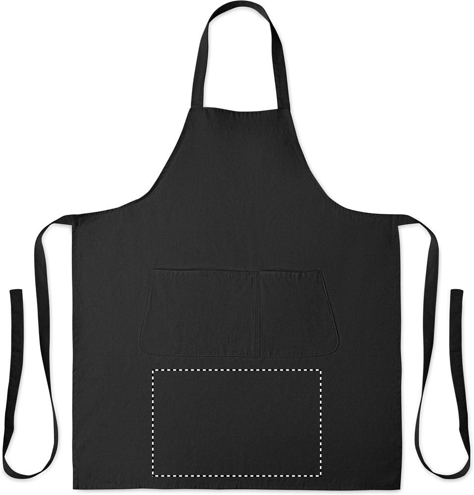 Grembiule in cotone biologico 2 front below pocket 03