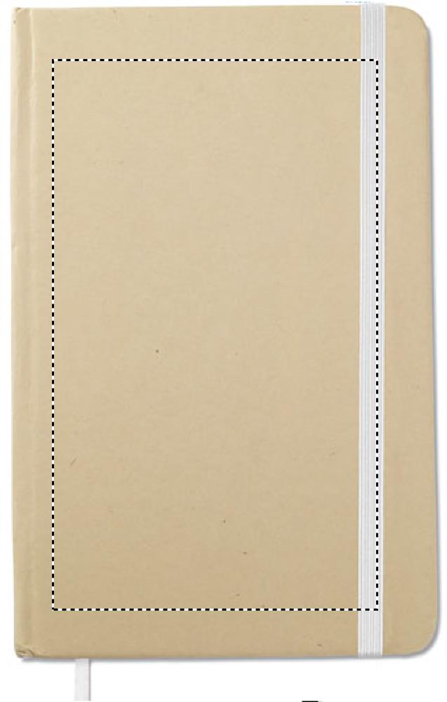A6 recycled notebook 96 plain front pd 06