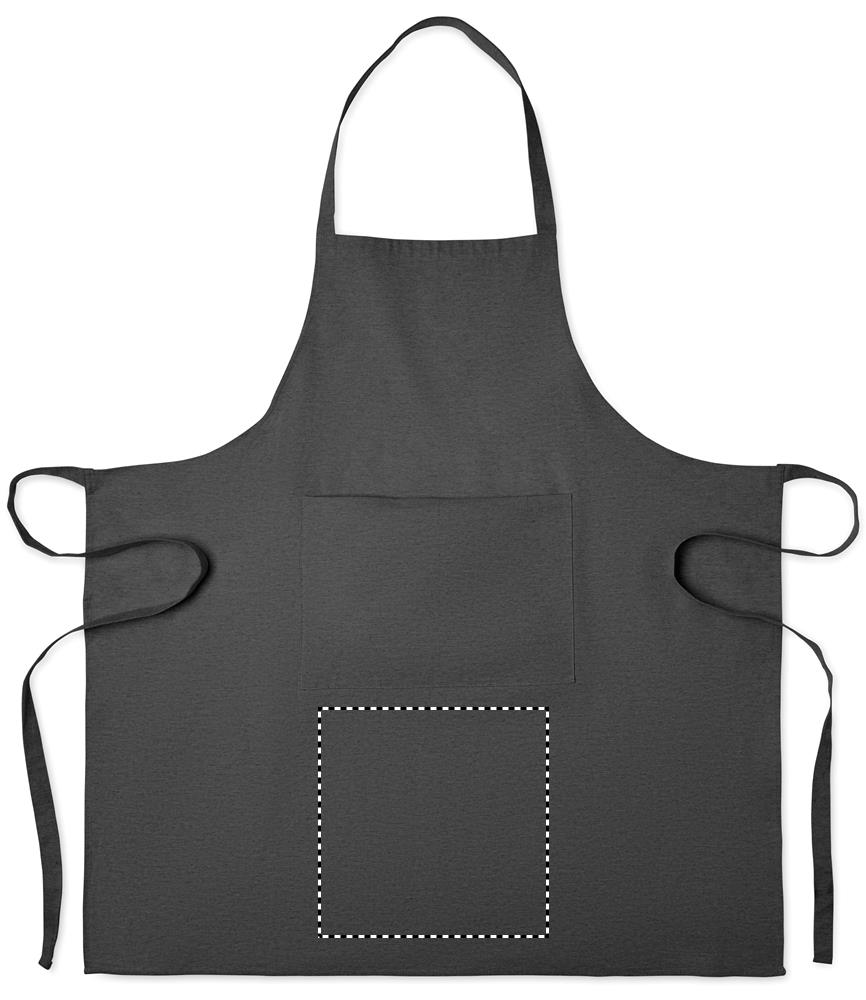 Grembiule da cucina in cotone rici below pocket e 03