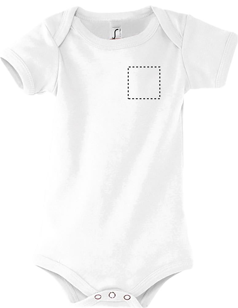 BAMBINO-BABY BODYSUIT-180g chest wh