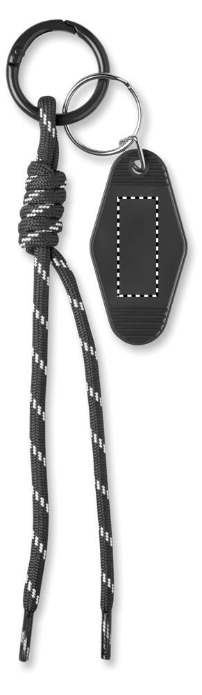 Braided rope with tag keyring side 1 03