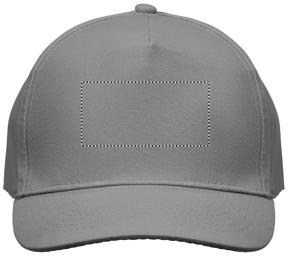 5 PANEL BASEBALL CAP 180 GR/M front 2 07