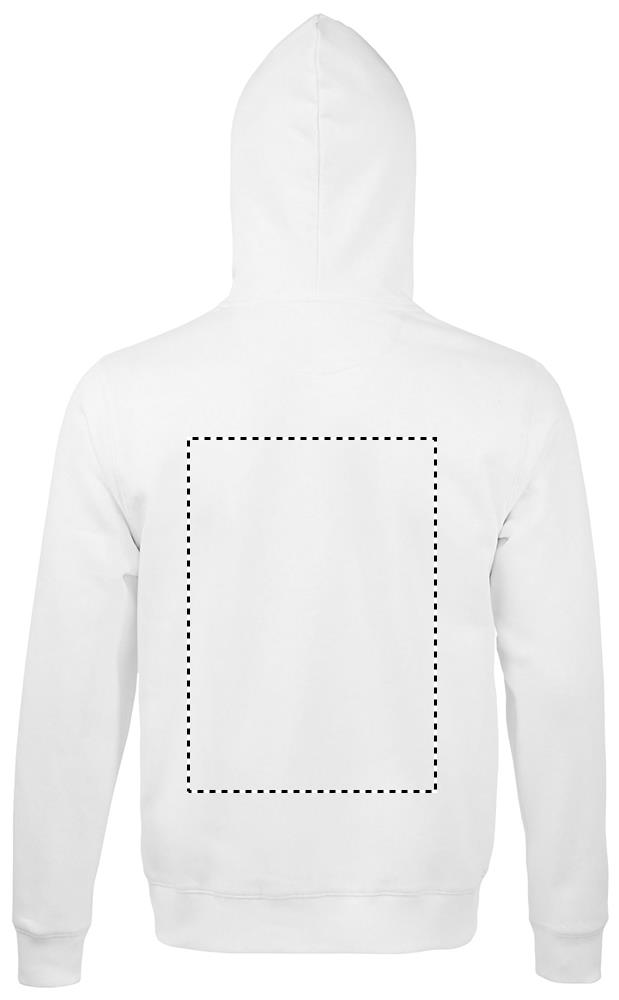 SPIKE HOOD UOMO 280gr back wh