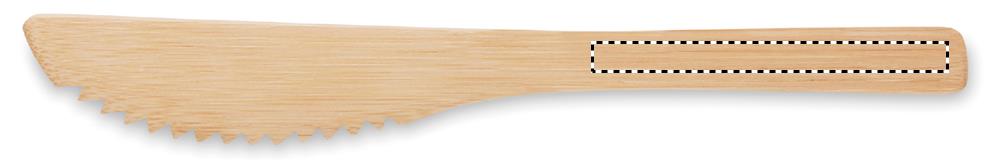 Bamboo cutlery set knife 13