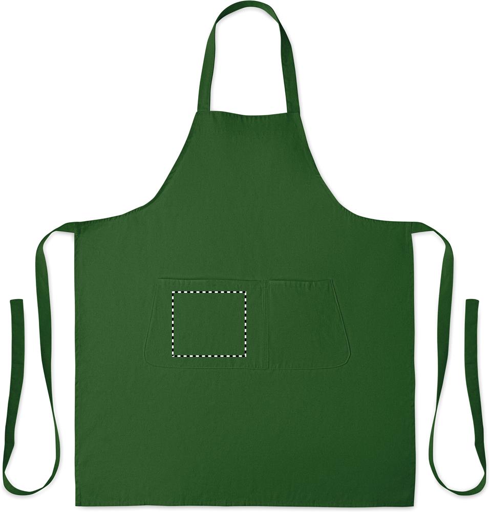 Grembiule in cotone biologico 2 front pocket right 60