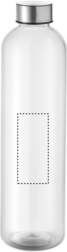 RPET bottle 1000ml front 22