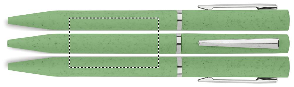 Wheat straw/ABS twist pen roundscreen 09