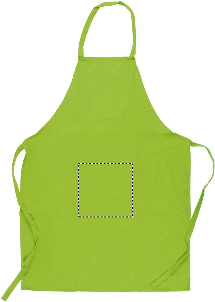 Kitchen apron in cotton middle embroidery 48