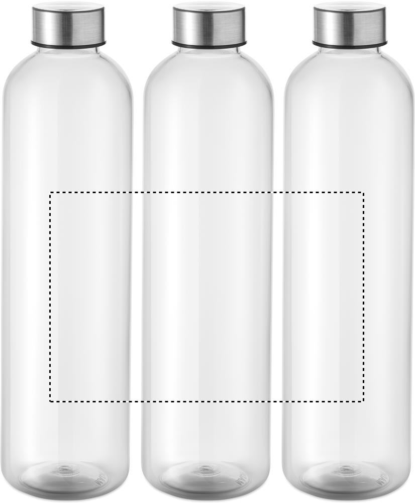 RPET bottle 1000ml roundscreen 22