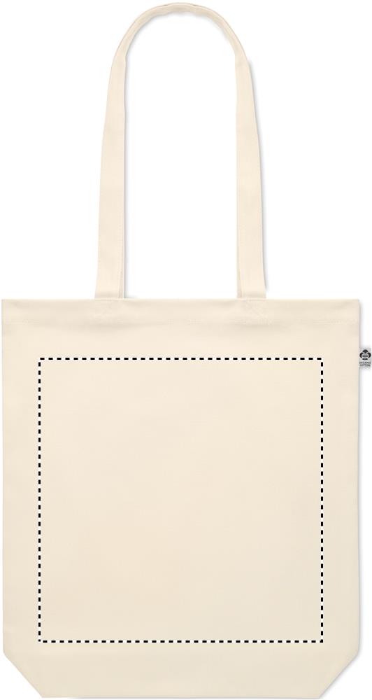 Canvas shopping bag 280 gr/m² front 13