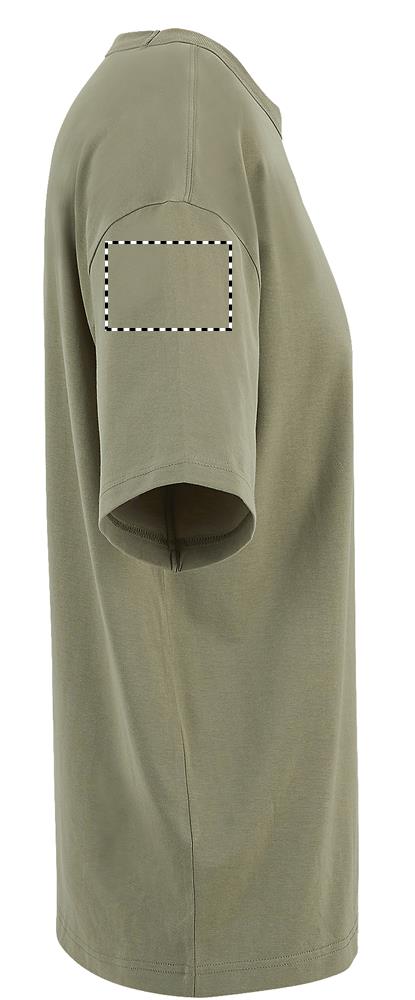 BOXY MEN T-SHIRT OVERSIZE arm right kh