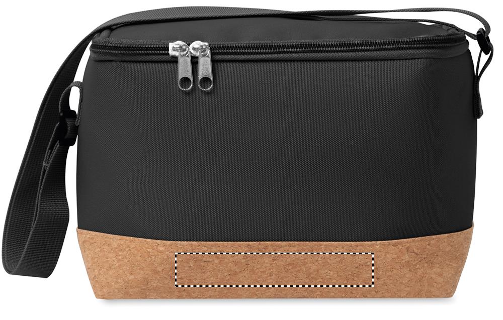 600D RPET cooler bag front cork 03