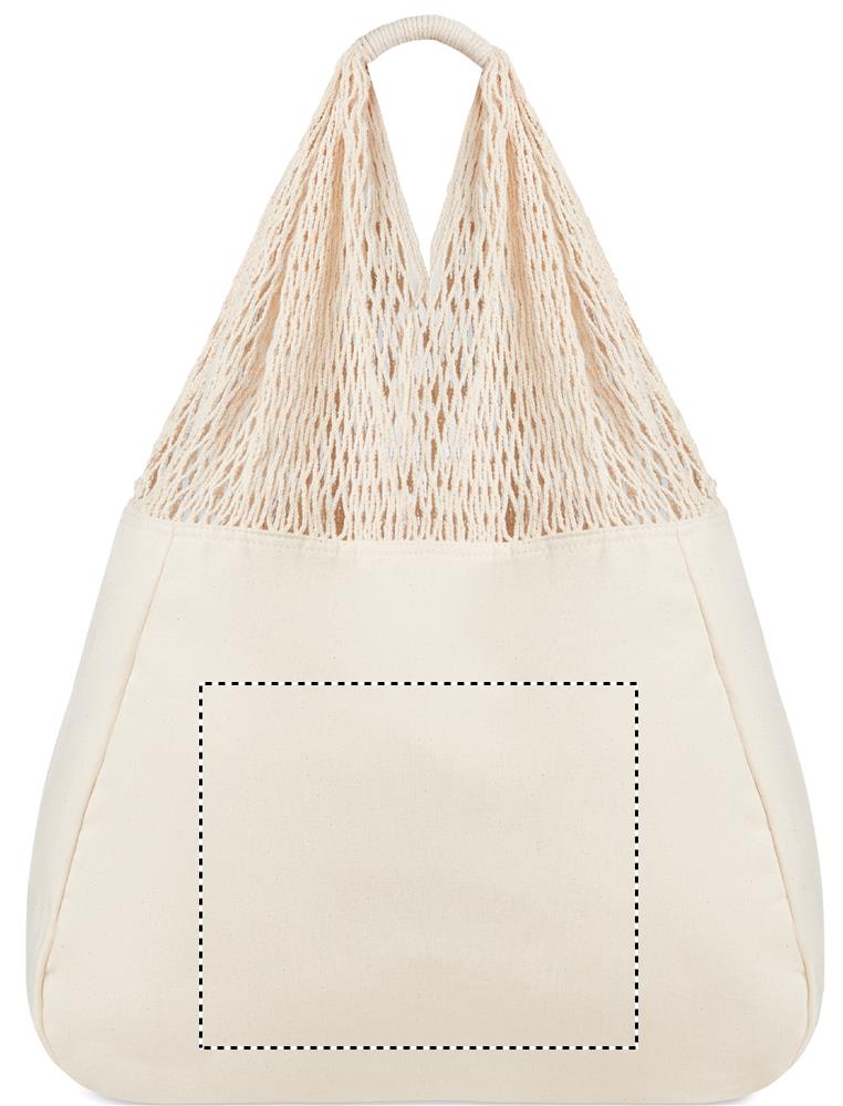 220gr/m² cotton beach bag back 13