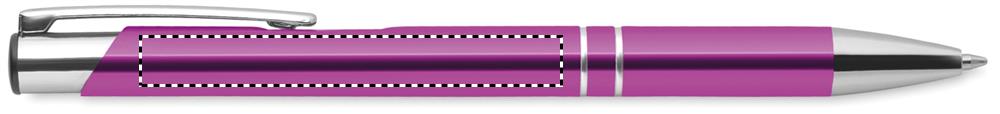 Penna a sfera in alluminio clip left handed 38