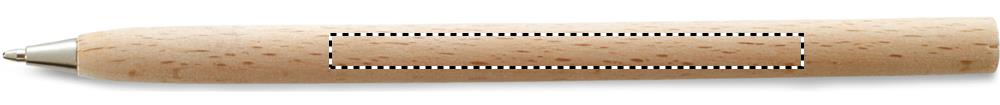Penna a sfera in legno barrel right handed 40