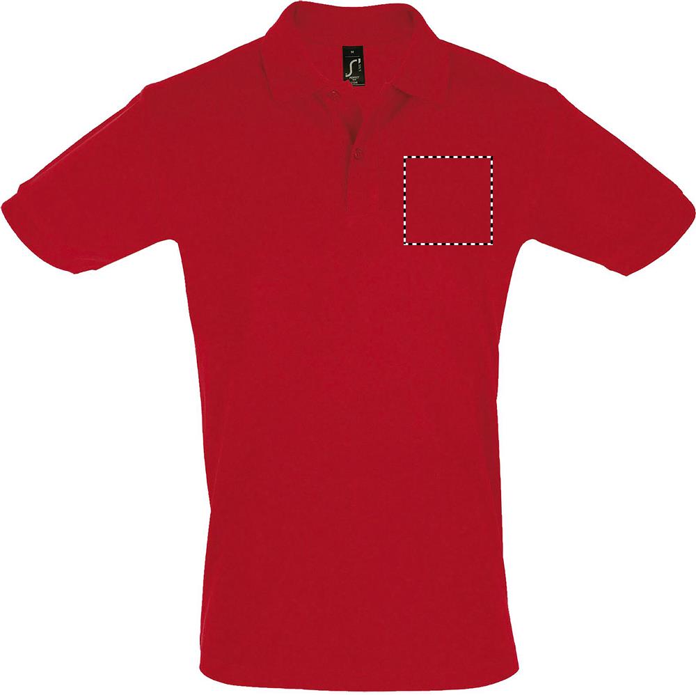 PERFECT MEN Polo 180g chest rd