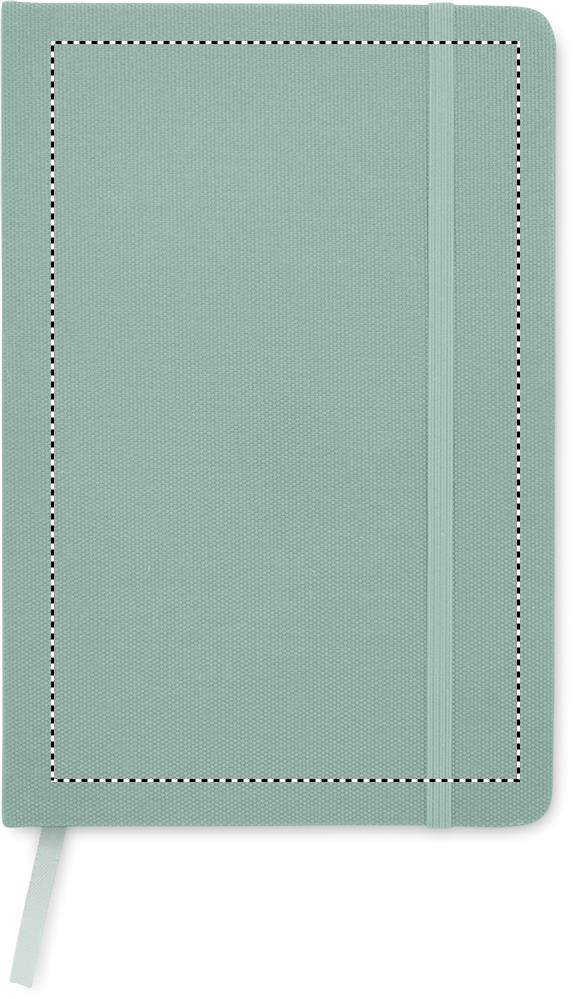 Notebook A5 in 600D RPET front 20