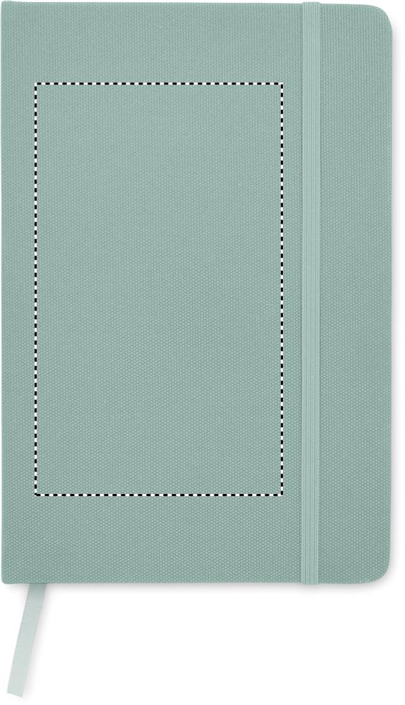 Notebook A5 in 600D RPET front 20