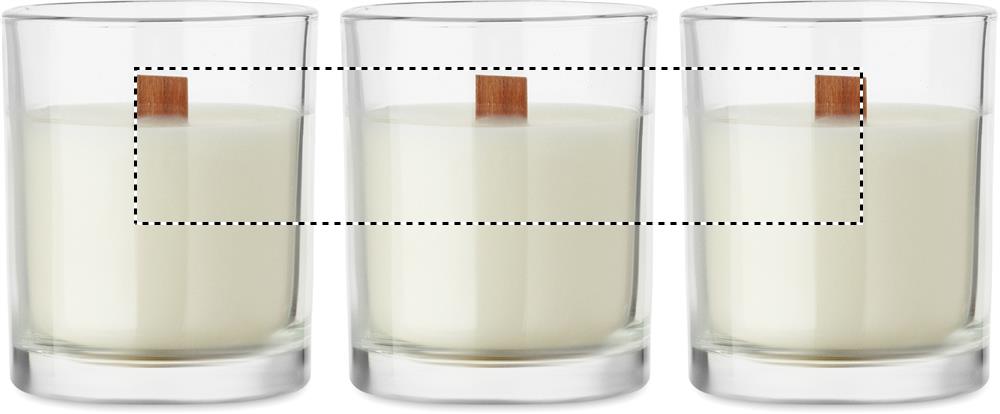 Plant based wax candle 80 gr roundscreen 22