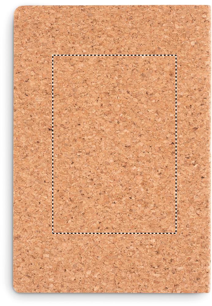 A5 cork notebook 96 lined back 13