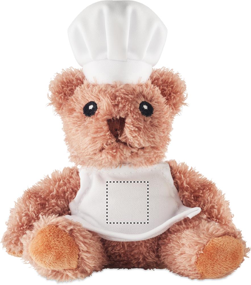 Orsetto chef di peluche front 06