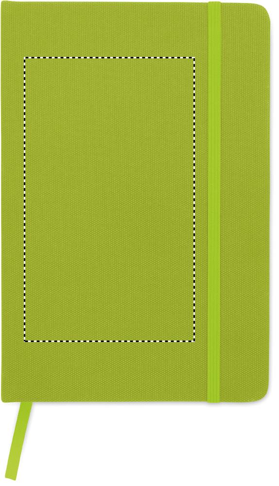 Notebook A5 in 600D RPET front 48