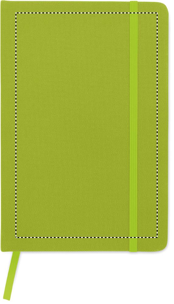 Notebook A5 in 600D RPET front 48
