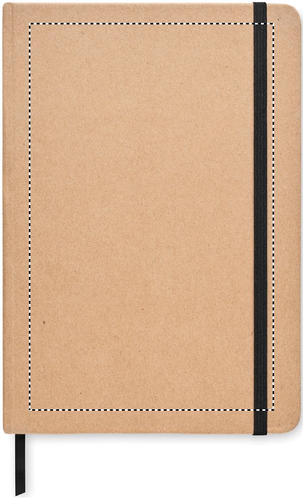 A5 notebook recycled carton front 13