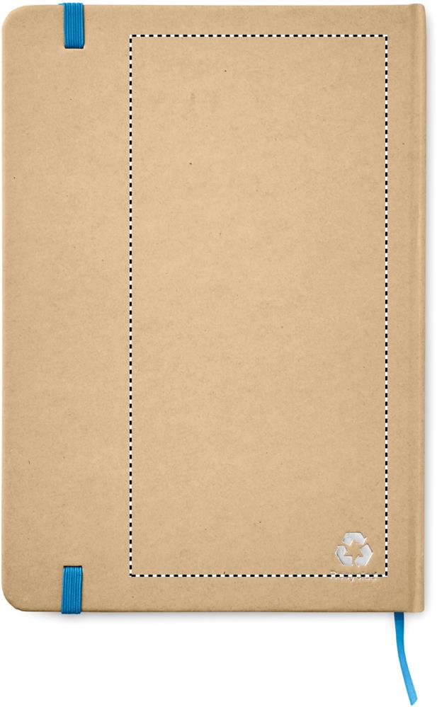 A5 recycled notebook 80 lined back 04