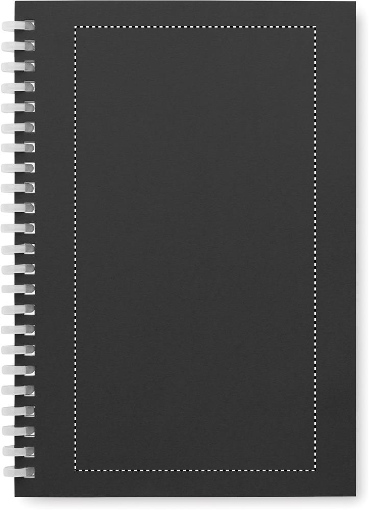 Notebook in cartone riciclato A5 front screen 03