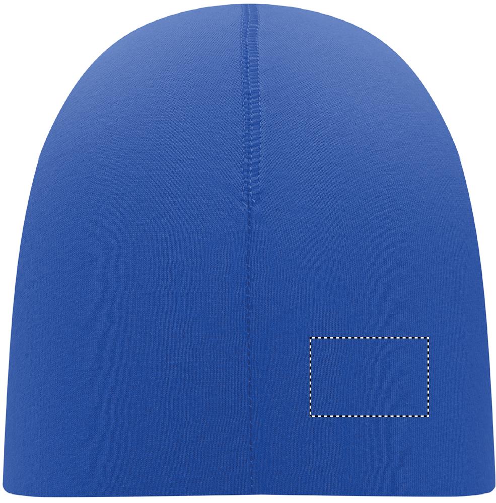 Unisex beanie in cotton back side 1 37