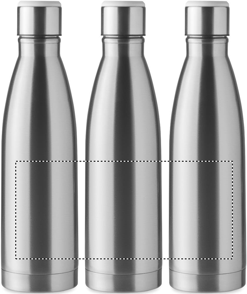 Double wall bottle 500 ml roundscreen 16